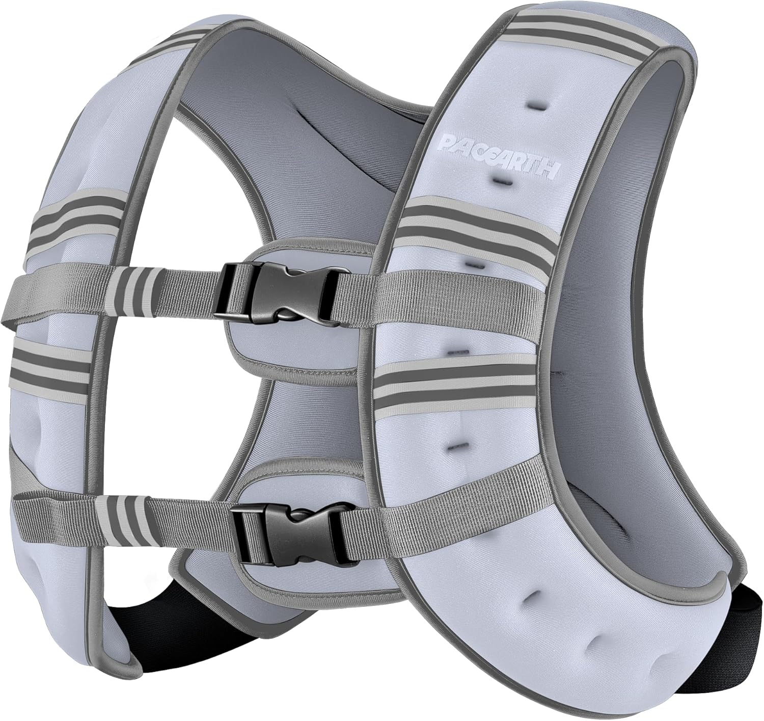 Pacearth Weighted Vest with Arm Strap Phone Pouch and Reflective Stripe 6lbs-30lbs - Image 10